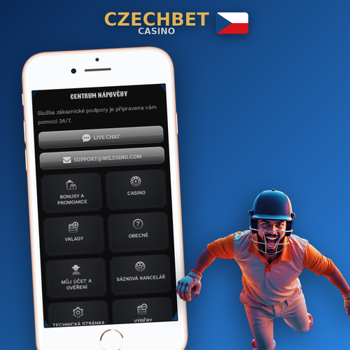 Operátor zákaznické podpory Czechbet Casino ve sluchátkách připraven pomoci přes živý chat