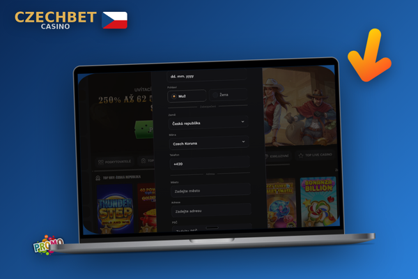 Czechbet Casino CZ registrace vyžaduje ověření totožnosti — ruka fotí občanský průkaz mobilem