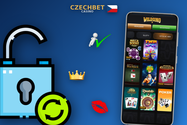 Přihlašovací obrazovka Czechbet Casino aplikace s polem pro e-mail a heslo