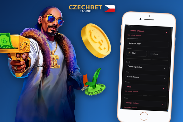 Czechbet Casino jak se zaregistrovat s promo kódem — detail vyplněného pole CZBET100
