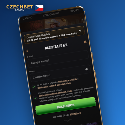 Czechbet Casino CZ registrace přes Telegram — ikona papírového letadla propojená s profilem uživatele