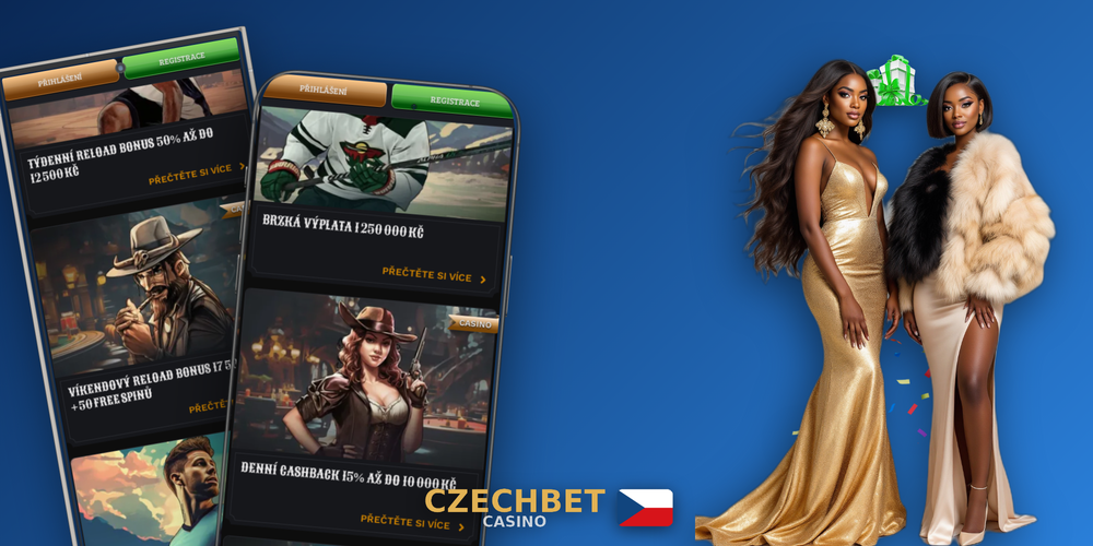 Czechbet Casino registrovat se bonus – tři vkladové fáze až 62 500 CZK a 300 free spinů